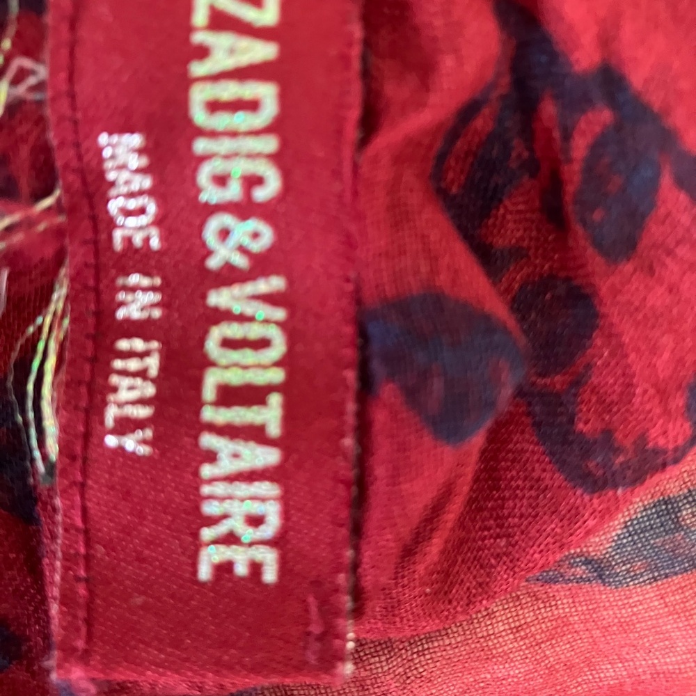 Zadig and Voltaire scarf unisex - Picture 4 of 6